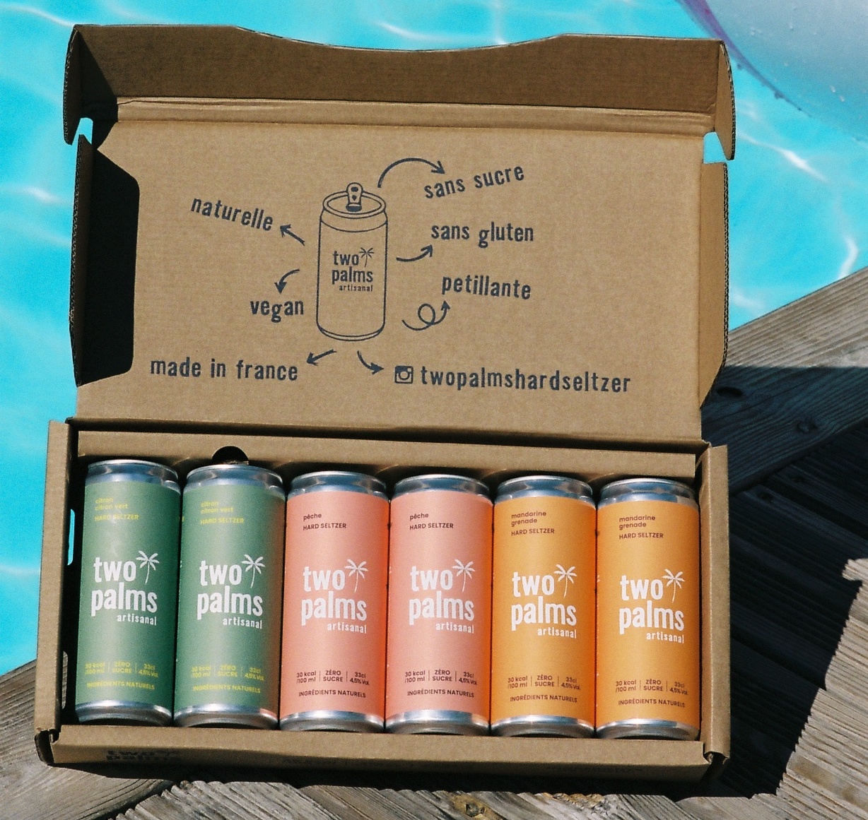 Two Palms Artisanal : Hard Seltzer Made in France